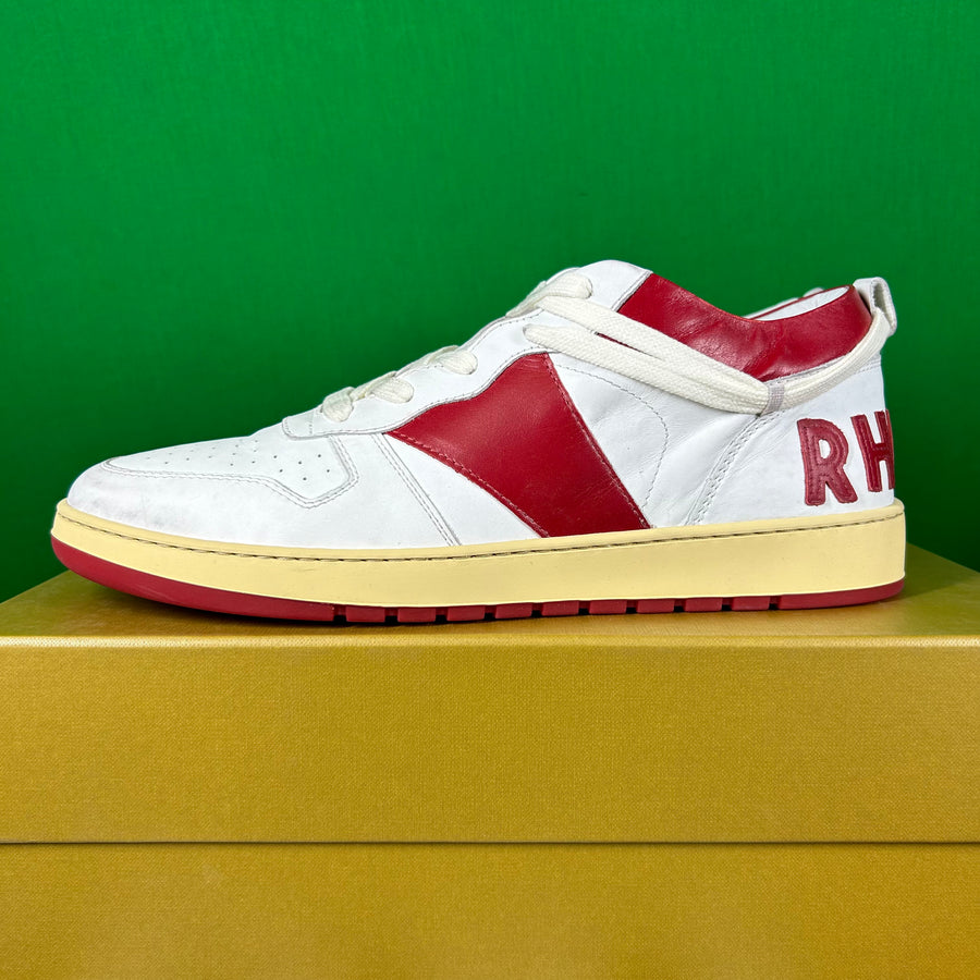 Rhude Recess Low Sneaker White/Red - MSRP:$680.00 Size 13 Mens