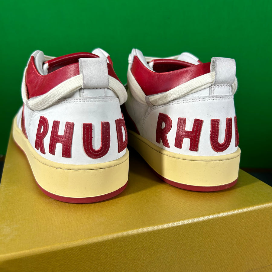 Rhude Recess Low Sneaker White/Red - MSRP:$680.00 Size 13 Mens