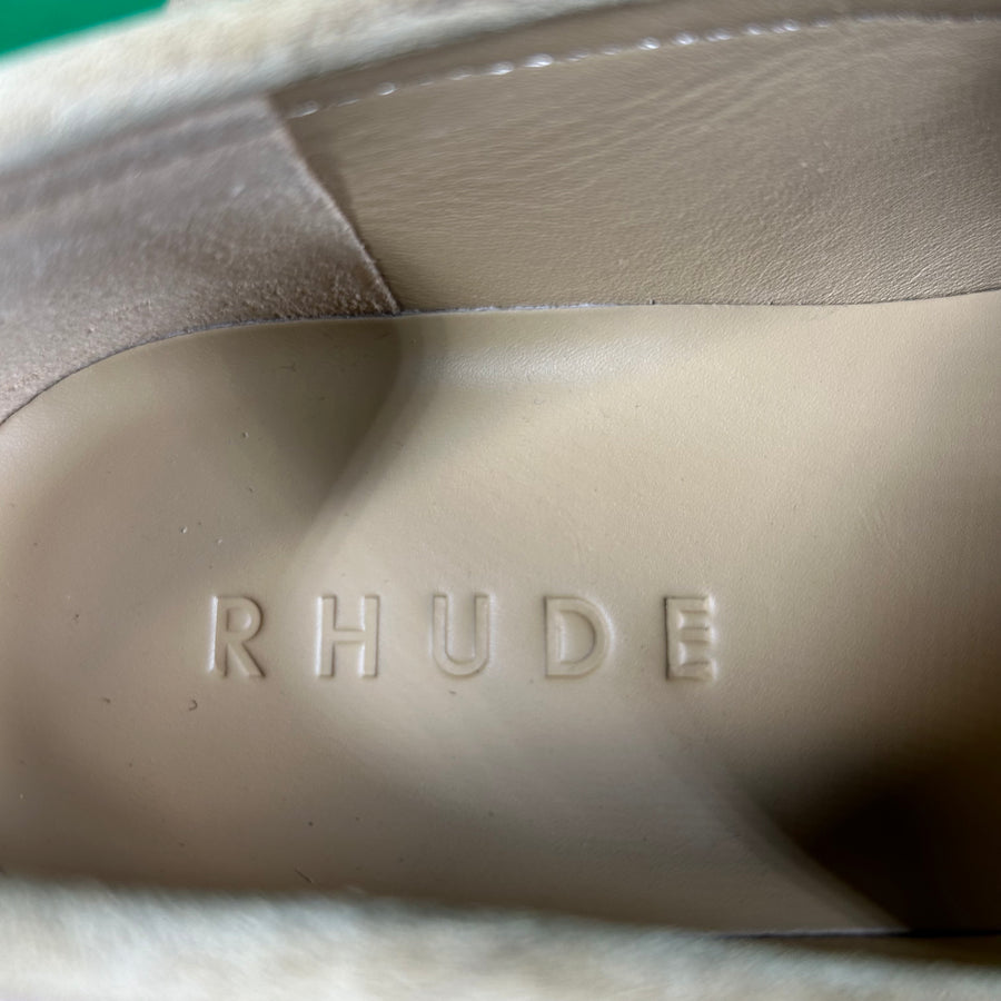 Rhude Men's Slip On Loafer Shoes Tan Size 7M MSRP $595