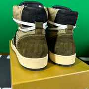Rhude Rhecess Hi Sneaker -2 Tone Olive- MSRP:$685.00 Size 8 Mens Shoe