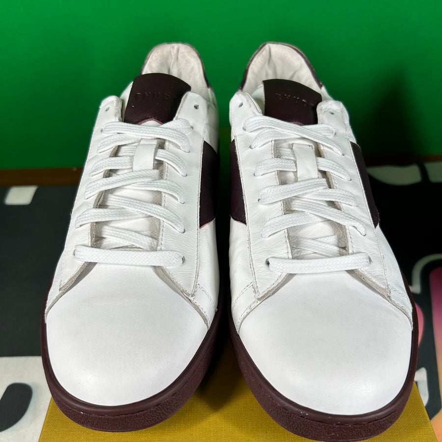 Rhude Court Shoe - White/Maroon MSRP $670