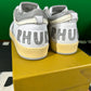 Rhude Rhecess Leather Low-Top Sneaker- White/Grey Size 9 Mens Shoe