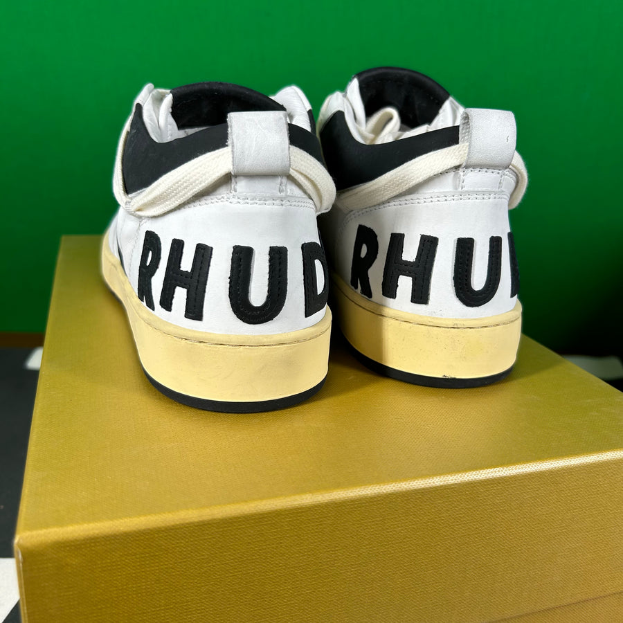 RHUDE Authentic Rhecess Sneaker Low White/Black MSRP:$680.00 Size 7 Mens Shoe