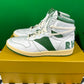 Rhude Rhecess-Hi Sneaker - White/Green MSRP:$685.00 Size 8 Mens Shoe