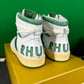 Rhude Rhecess-Hi Sneaker - White/Green MSRP:$685.00 Size 8 Mens Shoe
