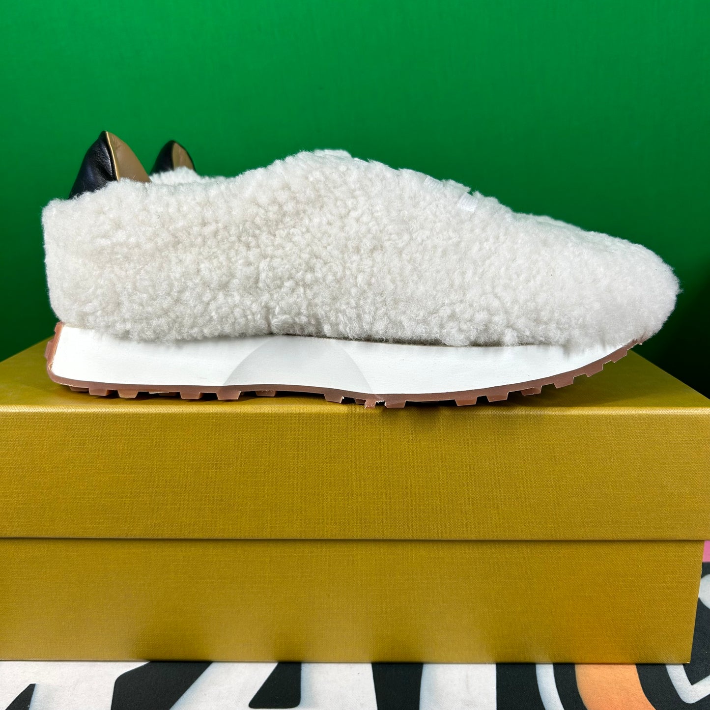 Rhude Cream Sherpa Runner