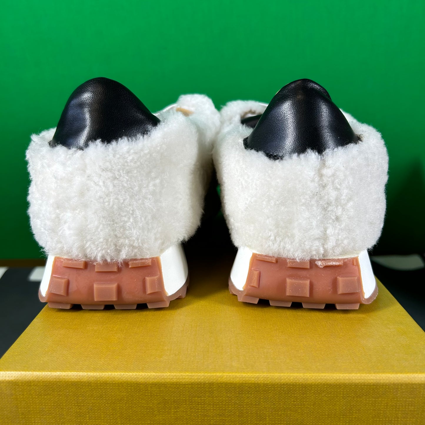 Rhude Cream Sherpa Runner