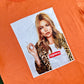 Supreme Kate Moss Orange 2012 Tee Shirt Size Large