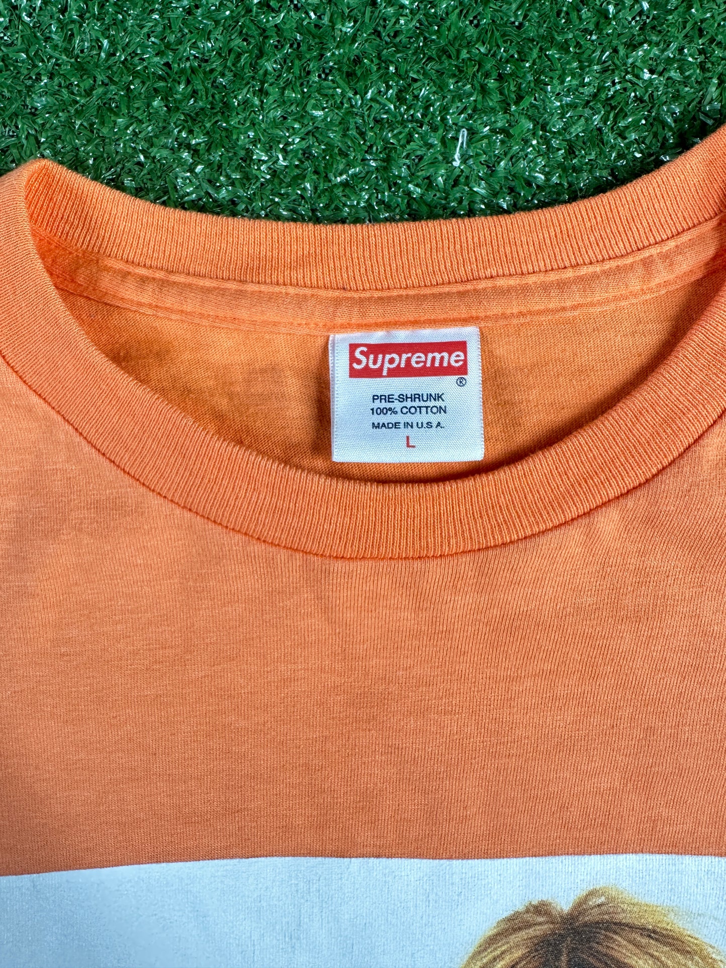 Supreme Kate Moss Orange 2012 Tee Shirt Size Large
