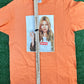 Supreme Kate Moss Orange 2012 Tee Shirt Size Large