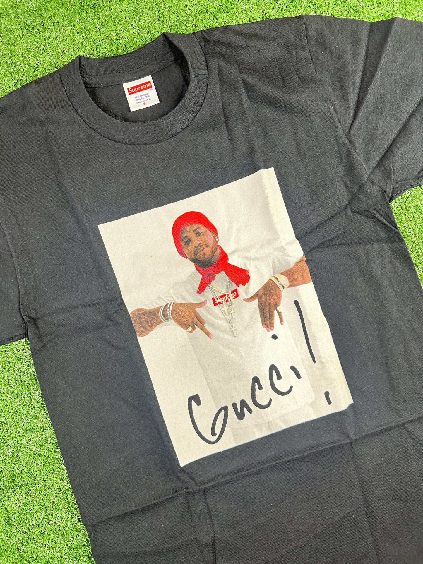 Supreme X Gucci Mane FW 16 Exclusive Graphic T-Shirt - Size Small