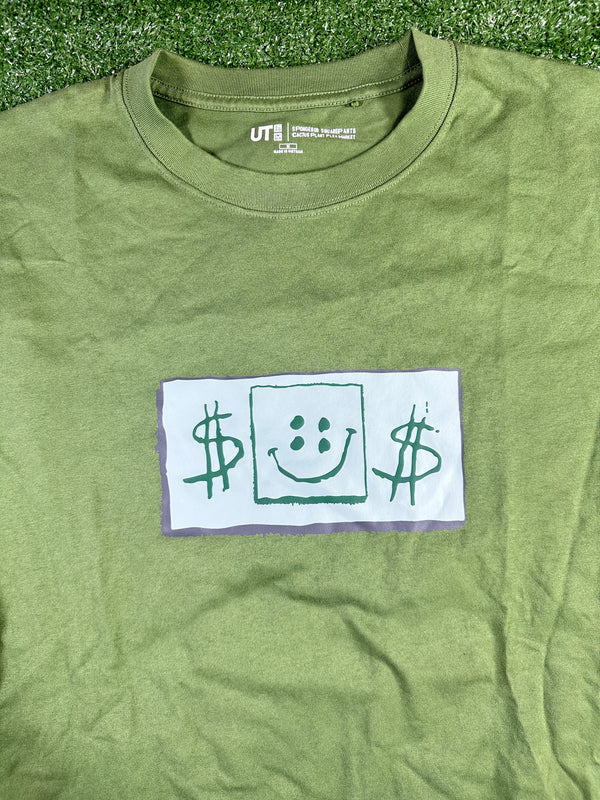Uniqlo X CPFM Spongebob Squarepants Green T-Shirt - Size Medium
