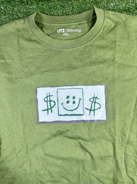 Uniqlo X CPFM Spongebob Squarepants Green T-Shirt - Size Medium