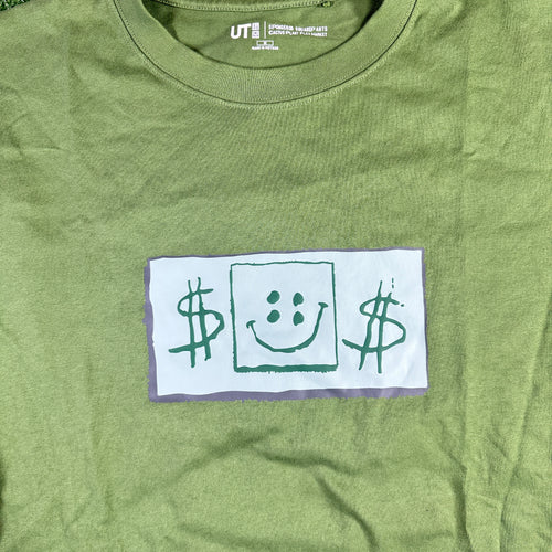 Uniqlo X CPFM Spongebob Squarepants Green T-Shirt - Size Medium