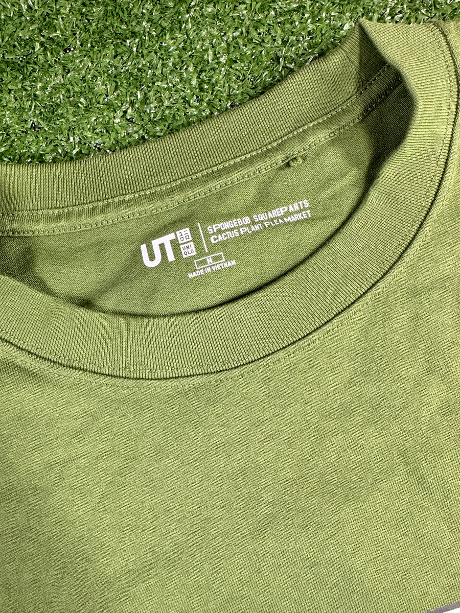 Uniqlo X CPFM Spongebob Squarepants Green T-Shirt - Size Medium