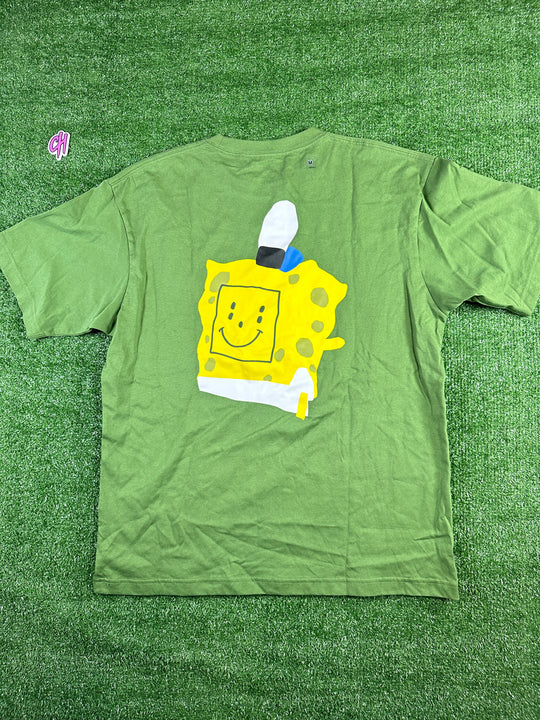 Uniqlo X CPFM Spongebob Squarepants Green T-Shirt - Size Medium