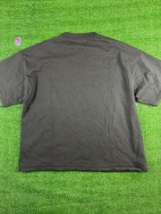 Yeezy Season 5 'Crest Logo' Heavyweight Black S/S T-Shirt - Size Medium