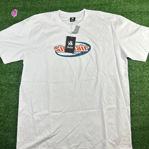 Sinclair 'Global Italics Logo' White Men's S/S T-Shirt - Size XL