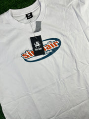 Sinclair 'Global Italics Logo' White Men's S/S T-Shirt - Size XL