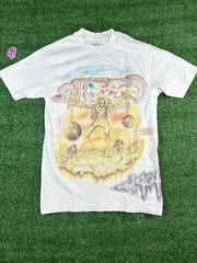 Travis Scott Utopia 'Skitzo' Official Tour White S/S T-Shirt - Size Small