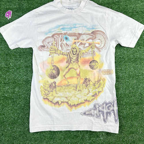 Travis Scott Utopia 'Skitzo' Official Tour White S/S T-Shirt - Size Small
