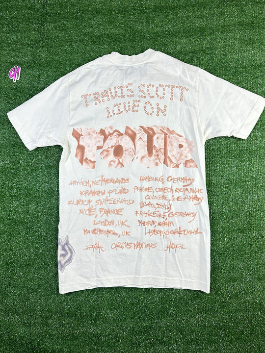 Travis Scott Utopia 'Skitzo' Official Tour White S/S T-Shirt - Size Small
