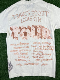 Travis Scott Utopia 'Skitzo' Official Tour White S/S T-Shirt - Size Small