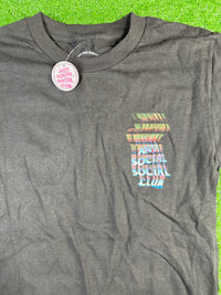 Anti-Social Social Club 'Glitch' SS 22 Black T-Shiit - Size Small