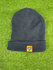 Pharell Human Made Embroidered Heart Navy Beanie - One Size