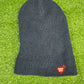 Pharell Human Made Embroidered Heart Navy Beanie - One Size