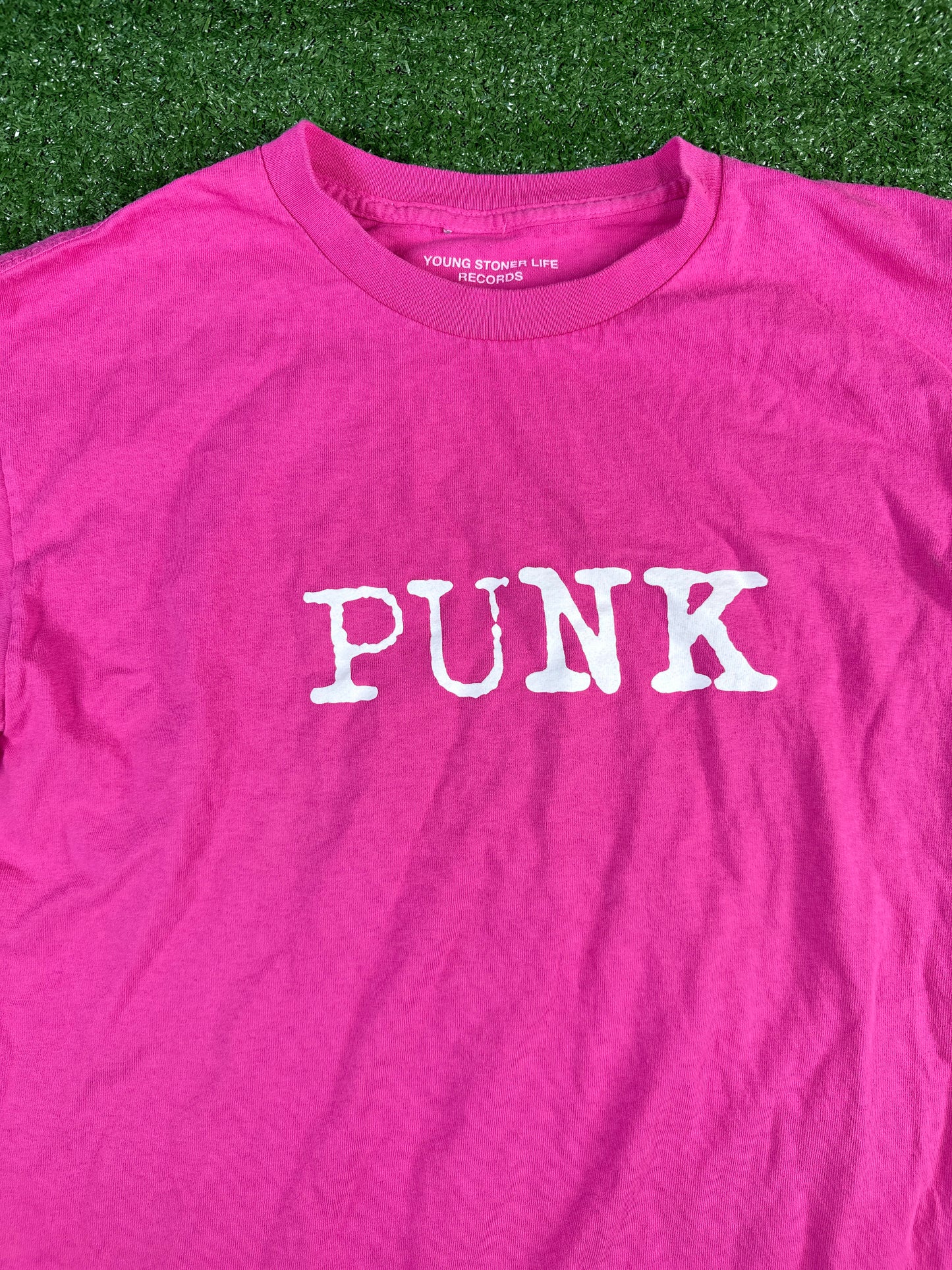 Young Stoner Life 'Punk' Pink Young Thug T-Shirt - Size Medium