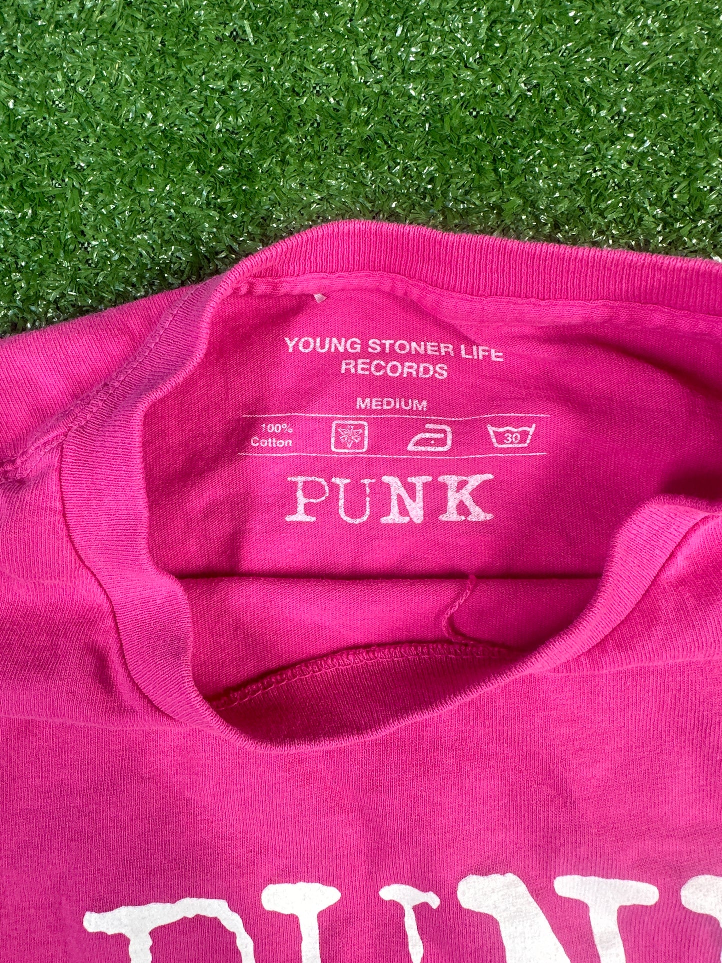 Young Stoner Life 'Punk' Pink Young Thug T-Shirt - Size Medium