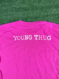 Young Stoner Life 'Punk' Pink Young Thug T-Shirt - Size Medium