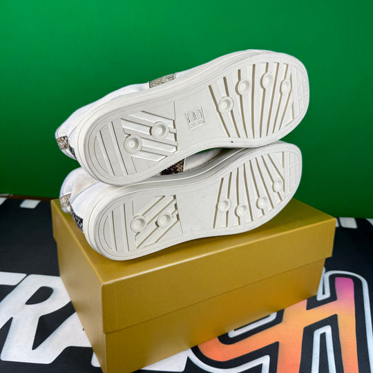 RHUDE Authentic Bel Airs High Sneaker 'White Snakeskin' MSRP $670 Size 13 Mens Shoe