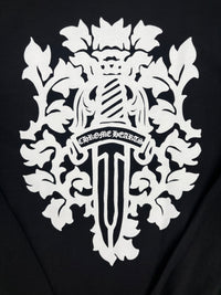 Chrome Hearts Dagger Logo Black Thermal L/S Shirt Size Medium