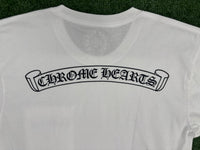 Chrome Hearts Scroll Logo White Pocket T-Shirt Size Medium