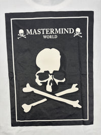 Mastermind World Boxed Patch Logo White T-Shirt Size Medium (MSRP: $645.00)
