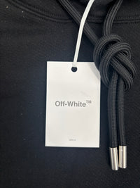 Off-White Black Pullover Hoodie Size Medium