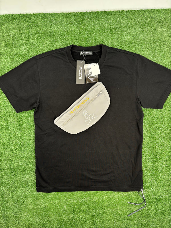 Mastermind World Pouch Bag Black T-Shirt Size Small (MSRP: $900.00)