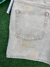 OFF-WHITE Women's Pink Marbled Shorts Size 27