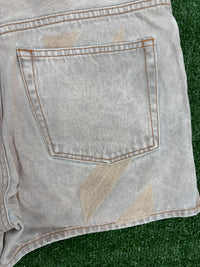 OFF-WHITE Women's Pink Marbled Shorts Size 27