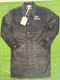 BAPE Black Japan Corduroy Black Down Work Jacket Size Large