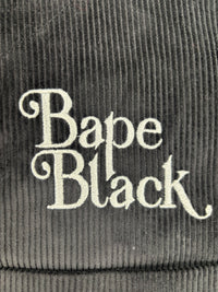 BAPE Black Japan Corduroy Black Down Work Jacket Size Large