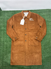 BAPE Black Japan Corduroy Brown Down Work Jacket Size Large