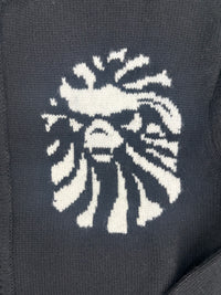 BAPE Black Japan Knitted Black Polo Cardigan Size XL MSRP: ($608.00)