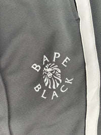BAPE Black Japan Grey Track Pants Size XL (MSRP: $428.50)