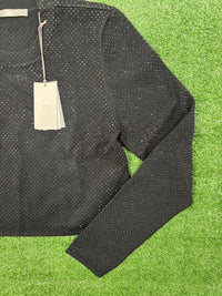 Kith Women's Mulberry Studded Knit Shell Tank - Blk L MSRP: $115