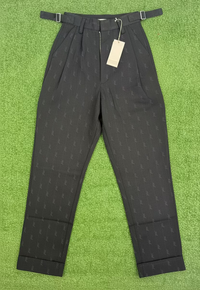 Kith Women's Aidan Pinstripe Logo Suiting Trouser 'Black'