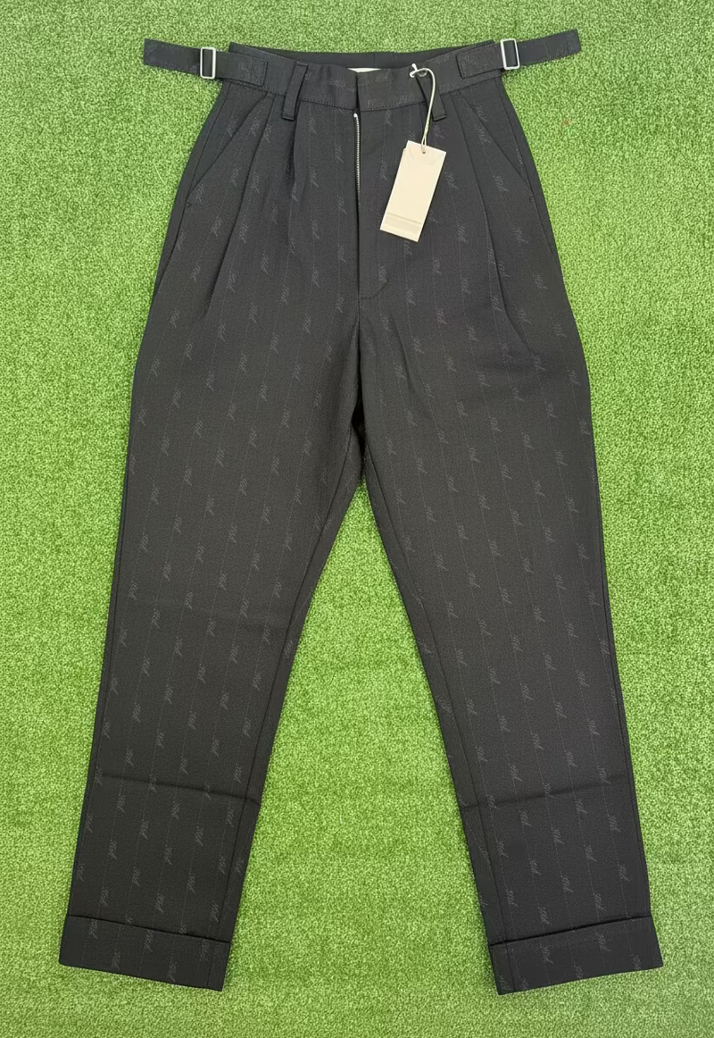 Kith Women's Aidan Pinstripe Logo Suiting Trouser 'Black'