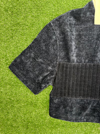Kith Women's Spencer Bonded Chenille Polo 'Nocturnal' Size XS